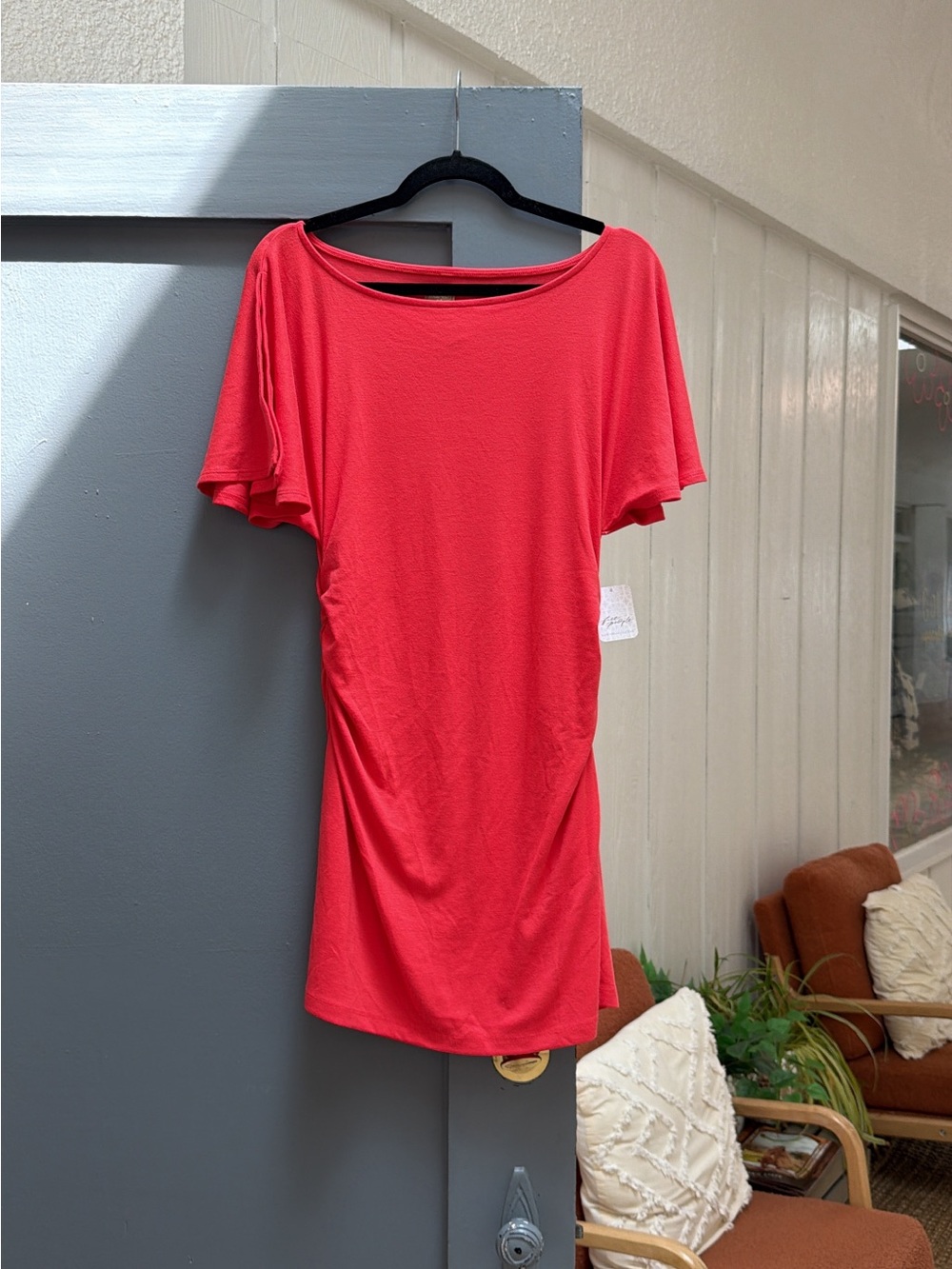Free people red dress size medium new with tag